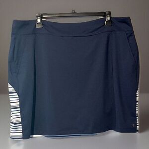 Izod Tennis Skirt Skort Women's  Cool‎ FX Stretch Pockets Sz XL